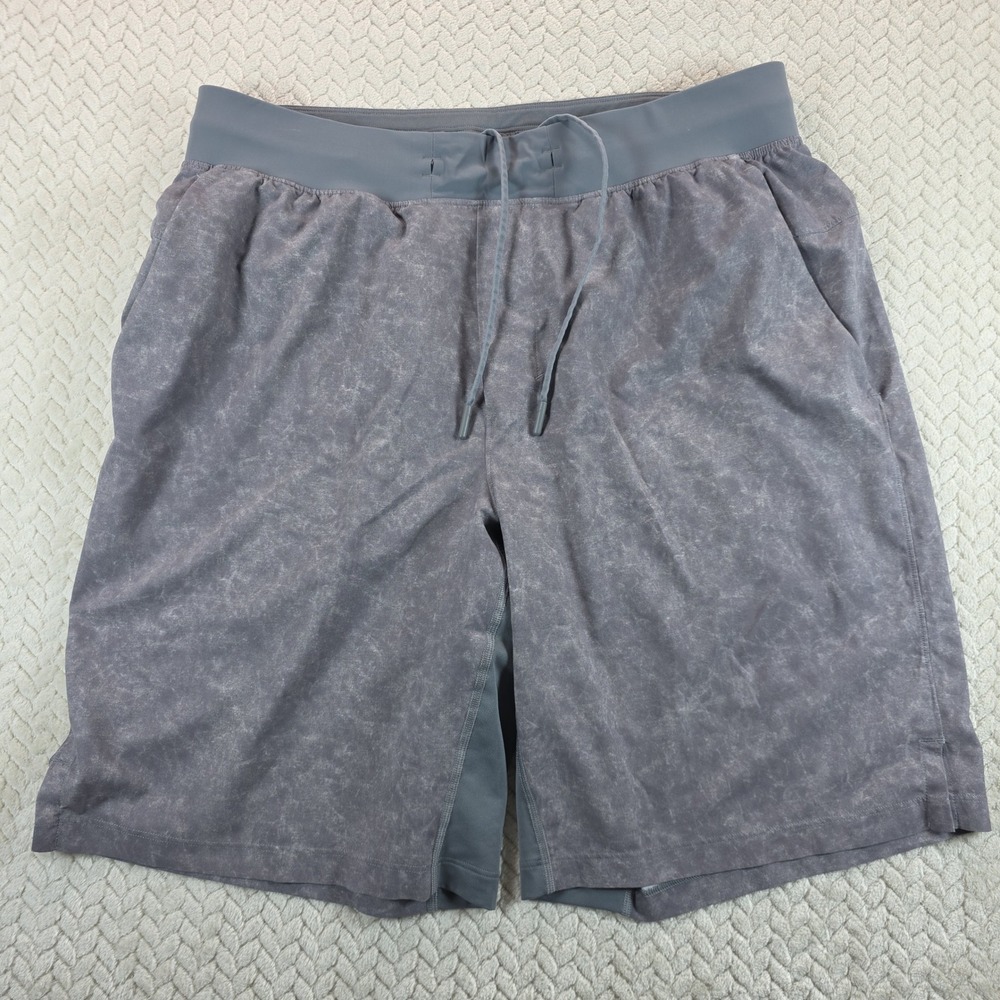 Lululemon Pace Breaker 9 Inch Diamond Dye Asphalt Grey Mens Large